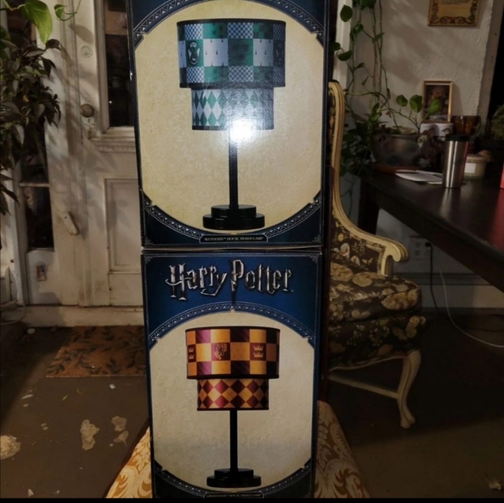 Set of Harry Potter rare table lamps